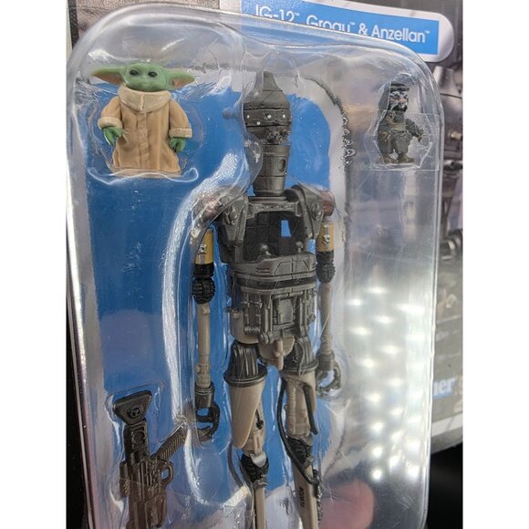 Star Wars Black Series IG-12 Grogu & Anzellans Deluxe Figure Set The Mandalorian - Picture 5 of 7
